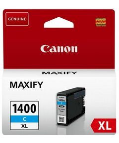 Купить Картридж струйный Canon PGI-1400XLC голубой (1200стр.) для Maxify МВ2040/2340 [9202B001] в интернет-магазине Irkshop.ru