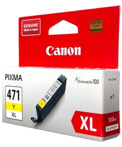 Купить Картридж струйный Canon CLI-471XLY желтый для Pixma MG5740/MG6840/MG7740 [0349C001] в интернет-магазине Irkshop.ru