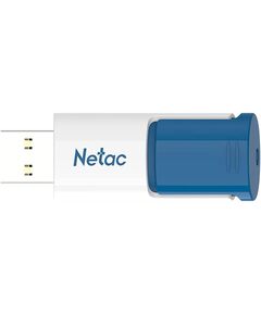 Купить Флеш-диск Netac 128Gb USB3.0 синий/белый [NT03U182N-128G-30BL] в интернет-магазине Irkshop.ru