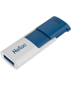 Купить Флеш-диск Netac 128Gb USB3.0 синий/белый [NT03U182N-128G-30BL], изображение 2 в интернет-магазине Irkshop.ru