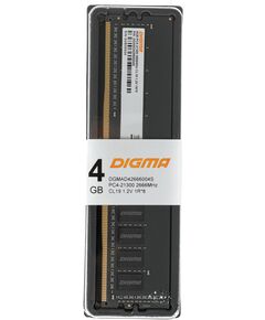 Купить Оперативная память Digma 4Gb DDR4 2666MHz PC4-21300 CL19 DIMM 288-pin 1.2В single rank RTL [DGMAD42666004S], изображение 10 в интернет-магазине Irkshop.ru