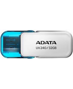 Купить Флеш-диск AData 32Gb USB2.0 белый/голубой [AUV240-32G-RWH] в интернет-магазине Irkshop.ru