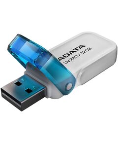 Купить Флеш-диск AData 32Gb USB2.0 белый/голубой [AUV240-32G-RWH], изображение 2 в интернет-магазине Irkshop.ru