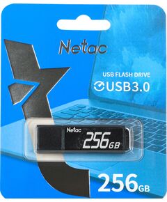 Купить Флеш-диск Netac 256Gb USB3.0 серый [NT03U351N-256G-30BK], изображение 3 в интернет-магазине Irkshop.ru