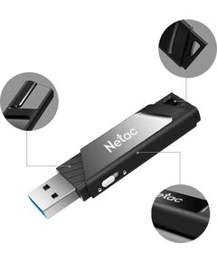 Купить Флеш-диск Netac 32Gb USB3.0 черный [NT03U336S-032G-30BK], изображение 6 в интернет-магазине Irkshop.ru