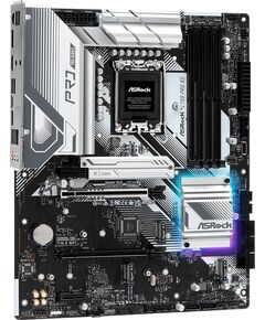 Купить Материнская плата ASRock Z790 PRO RS LGA1700 Intel Z790 4xDDR5 ATX AC97 8ch(7.1) 2.5Gg RAID+HDMI+DP, изображение 2 в интернет-магазине Irkshop.ru