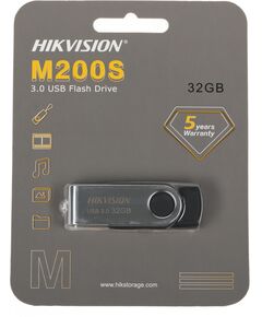 Купить Флеш-диск Hikvision 32Gb USB3.0 серебристый/черный [HS-USB-M200S/32G/U3], изображение 2 в интернет-магазине Irkshop.ru