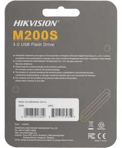 Купить Флеш-диск Hikvision 32Gb USB3.0 серебристый/черный [HS-USB-M200S/32G/U3], изображение 3 в интернет-магазине Irkshop.ru