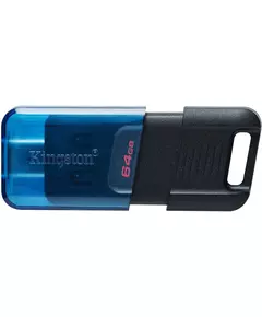 Купить Флеш-диск Kingston DataTraveler 80 M Type-C 64Gb USB3.2 черный [DT80M/64GB] в интернет-магазине Irkshop.ru