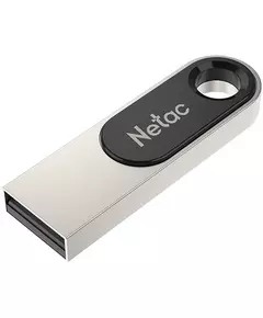 Купить Флеш-диск Netac 128Gb USB3.0 серебристый/черный [NT03U278N-128G-30PN], изображение 2 в интернет-магазине Irkshop.ru