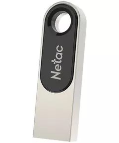 Купить Флеш-диск Netac 128Gb USB3.0 серебристый/черный [NT03U278N-128G-30PN], изображение 3 в интернет-магазине Irkshop.ru