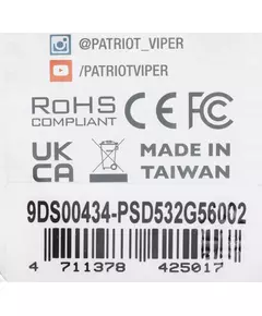 Купить Оперативная память Patriot Signature 32Gb DDR5 5600MHz PC5-44800 CL46 DIMM 288-pin 1.1В dual rank RTL [PSD532G56002], изображение 4 в интернет-магазине Irkshop.ru