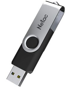 Купить Флеш-диск Netac 64Gb USB2.0 черный/серебристый [NT03U505N-064G-20BK] в интернет-магазине Irkshop.ru