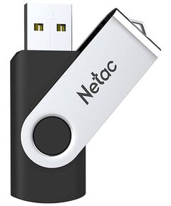 Купить Флеш-диск Netac 64Gb USB2.0 черный/серебристый [NT03U505N-064G-20BK], изображение 2 в интернет-магазине Irkshop.ru