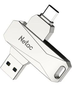 Купить Флеш-диск Netac 256Gb USB3.0 серебристый [NT03U782C-256G-30PN] в интернет-магазине Irkshop.ru