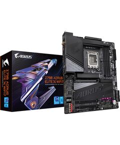 Купить Материнская плата GigaByte Z790 A ELITE X WIFI7 LGA1700 Intel Z790 4xDDR5 ATX AC97 8ch(7.1) 2.5Gg RAID+HDMI+DP, изображение 2 в интернет-магазине Irkshop.ru