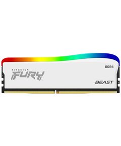 Купить Оперативная память Kingston Fury Beast RGB 8Gb DDR4 3200MHz Gaming PC4-25600 CL16 DIMM 288-pin 1.35В single rank с радиатором RTL [KF432C16BWA/8] в интернет-магазине Irkshop.ru