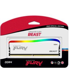 Купить Оперативная память Kingston Fury Beast RGB 8Gb DDR4 3200MHz Gaming PC4-25600 CL16 DIMM 288-pin 1.35В single rank с радиатором RTL [KF432C16BWA/8], изображение 3 в интернет-магазине Irkshop.ru