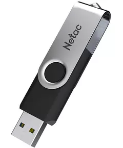 Купить Флеш-диск Netac 128Gb USB3.0 черный/серебристый [NT03U505N-128G-30BK], изображение 2 в интернет-магазине Irkshop.ru