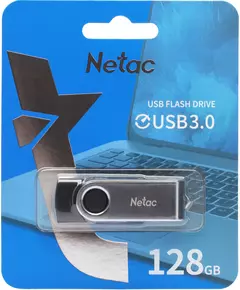 Купить Флеш-диск Netac 128Gb USB3.0 черный/серебристый [NT03U505N-128G-30BK], изображение 6 в интернет-магазине Irkshop.ru