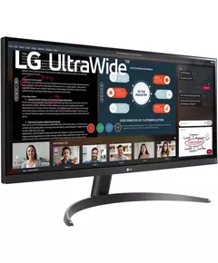 Купить ЖК-монитор LG UltraWide 29WP500-B 29" IPS LED 21:9 (Ultrawide) HDMI матовая 350cd 178гр/178гр 2560x1080 75Hz FHD 5.2кг черный [29WP500-B.ARUZ], изображение 2 в интернет-магазине Irkshop.ru