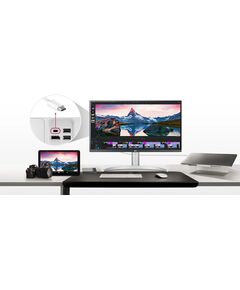 Купить ЖК-монитор LG UltraFine 27UP850N-W 27" IPS LED 16:9 HDMI M/M матовая HAS Piv 400cd 178гр/178гр 3840x2160 60Hz DP 4K USB 5.9кг черный [27UP850N-W.ARUZ], изображение 7 в интернет-магазине Irkshop.ru