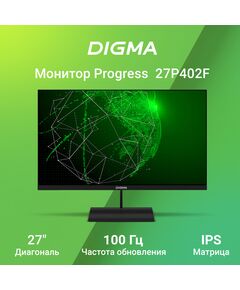 Купить ЖК-монитор Digma Progress 27P402F 27" IPS LED 5ms 16:9 HDMI M/M матовая 300cd 178гр/178гр 1920x1080 100Hz G-Sync DP FHD 4.3кг черный [DM27SB02], изображение 2 в интернет-магазине Irkshop.ru