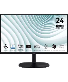 Купить ЖК-монитор MSI Pro MP245V 23.8" VA LED 4ms 16:9 HDMI матовая 300cd 178гр/178гр 1920x1080 100Hz VGA FHD 3.07кг черный [9S6-3PC0CM-014] в интернет-магазине Irkshop.ru