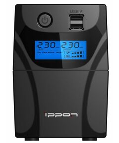 Купить Источник бесперебойного питания Ippon Back Power Pro II 800  480Вт 800ВА черный, изображение 2 в интернет-магазине Irkshop.ru