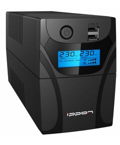 Купить Источник бесперебойного питания Ippon Back Power Pro II 800  480Вт 800ВА черный, изображение 3 в интернет-магазине Irkshop.ru