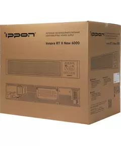 Купить Источник бесперебойного питания Ippon Innova RT II New 6000 6000Вт 6000ВА черный, изображение 20 в интернет-магазине Irkshop.ru