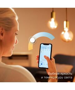 Купить Умная лампа Gauss IoT Smart Home E27 6.5Вт 806lm Wi-Fi [1220112], изображение 6 в интернет-магазине Irkshop.ru