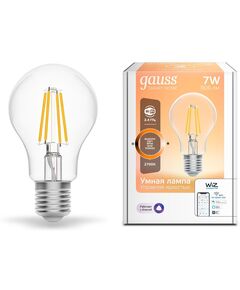 Купить Умная лампа Gauss IoT Smart Home E27 6.5Вт 806lm Wi-Fi [1200112], изображение 5 в интернет-магазине Irkshop.ru