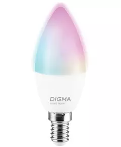 Купить Умная лампа Digma DiLight F1 E14 5Вт 470lm Wi-Fi [DLF1E14], изображение 8 в интернет-магазине Irkshop.ru