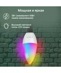 Купить Умная лампа Digma DiLight F1 E14 5Вт 470lm Wi-Fi [DLF1E14] в интернет-магазине Irkshop.ru