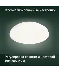 Купить Умный светильник Digma TL25 TopLight, потолочный, белый, изображение 4 в интернет-магазине Irkshop.ru