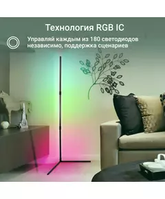 Купить Умный светильник Digma FL11 FloorLight, напольный, черный, изображение 10 в интернет-магазине Irkshop.ru