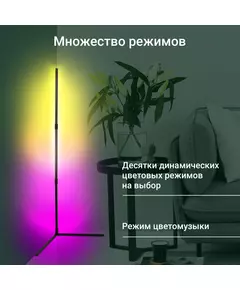 Купить Умный светильник Digma FL11 FloorLight, напольный, черный, изображение 3 в интернет-магазине Irkshop.ru