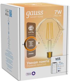 Купить Умная лампа Gauss Smart Home Diamond E27 Wi-Fi [1350112], изображение 5 в интернет-магазине Irkshop.ru