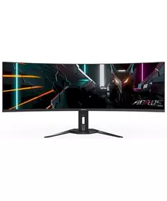 Купить ЖК-монитор GigaByte Aorus CO49DQ 49" OLED 16:9 HDMI M/M матовая HAS Piv 250cd 178гр/178гр 5120x1440 144Hz DP DQ USB 11.28кг черный [20VM0-CO49DQBT-1EKR] в интернет-магазине Irkshop.ru