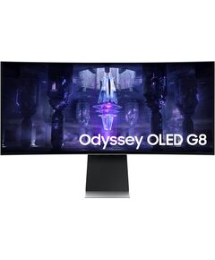 Купить ЖК-монитор Samsung Odyssey OLED G8 S34BG850SI 34" OLED LED 21:9 M/M полуматовая HAS 250cd 178гр/178гр 3440x1440 175Hz FreeSync Premium Ultra WQHD USB 7.5кг серебристый [LS34BG850SIXCI], изображение 2 в интернет-магазине Irkshop.ru