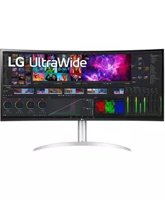 Купить ЖК-монитор LG 40WP95C-W 39.7" NANO IPS LED 21:9 (Ultrawide) HDMI M/M матовая HAS Piv 300cd 178гр/178гр 5120x2160 72Hz FreeSync DP 5K USB 12.3кг черный [40WP95C-W.ARUZ], изображение 2 в интернет-магазине Irkshop.ru