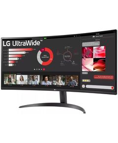 Купить ЖК-монитор LG UltraWide 34WR50QC-B 34" VA LED 21:9 HDMI матовая 300cd 178гр/178гр 3440x1440 100Hz FreeSync DP WQ 5.9кг черный [34WR50QC-B.ARUZ], изображение 3 в интернет-магазине Irkshop.ru