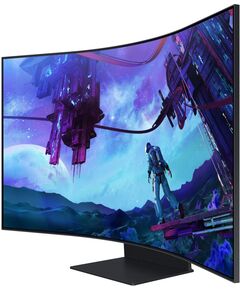 Купить ЖК-монитор Samsung Odyssey Ark S55CG97WNI 55" VA LED 16:9 HDMI M/M матовая HAS Piv 600cd 178гр/178гр 3840x2160 165Hz FreeSync Premium Pro DP WQ USB 41.5кг черный [LS55CG97WNIXCI], изображение 2 в интернет-магазине Irkshop.ru