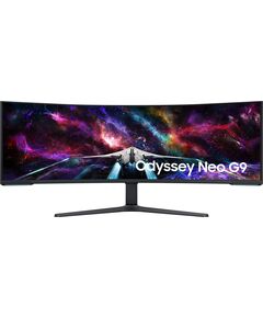 Купить ЖК-монитор Samsung Odyssey Neo G9 S57CG952NI 57" VA LED 32:9 HDMI полуматовая HAS Piv 420cd 178гр/178гр 7680x2160 240Hz FreeSync Premium Pro DP Dual UHD USB 19кг черный [LS57CG952NIXCI], изображение 4 в интернет-магазине Irkshop.ru