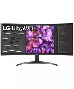 Купить ЖК-монитор LG UltraWide 34WQ60C-B 34" IPS LED 21:9 HDMI матовая 300cd 178гр/178гр 3440x1440 60Hz DP WQ 6.9кг черный [34WQ60C-B.ARUZ], изображение 4 в интернет-магазине Irkshop.ru