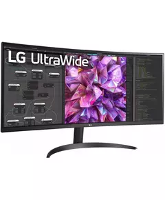 Купить ЖК-монитор LG UltraWide 34WQ60C-B 34" IPS LED 21:9 HDMI матовая 300cd 178гр/178гр 3440x1440 60Hz DP WQ 6.9кг черный [34WQ60C-B.ARUZ] в интернет-магазине Irkshop.ru