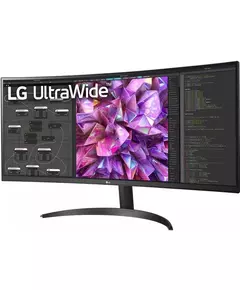 Купить ЖК-монитор LG UltraWide 34WQ60C-B 34" IPS LED 21:9 HDMI матовая 300cd 178гр/178гр 3440x1440 60Hz DP WQ 6.9кг черный [34WQ60C-B.ARUZ], изображение 2 в интернет-магазине Irkshop.ru