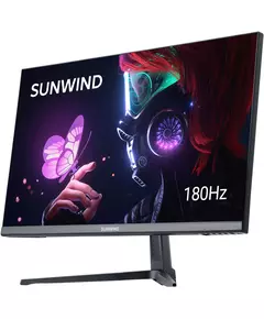 Купить ЖК-монитор SunWind SM-25FI401 24.5" IPS LED 3ms 16:9 HDMI матовая 250cd 178гр/178гр 1920x1080 180Hz G-Sync FreeSync DP FHD 3.3кг черный [SM25SG01], изображение 4 в интернет-магазине Irkshop.ru