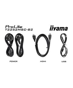 Купить ЖК-монитор Iiyama ProLite T2252MSC-B2 21.5" IPS LED 5ms 16:9 HDMI M/M глянцевая 250cd 178гр/178гр 1920x1080 60Hz DP FHD USB Touch 4.5кг черный, изображение 14 в интернет-магазине Irkshop.ru